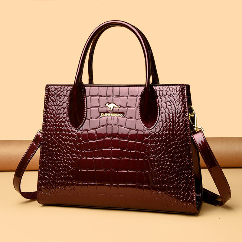 Elegant Classy Women's Patent Leather Glossy Handbags