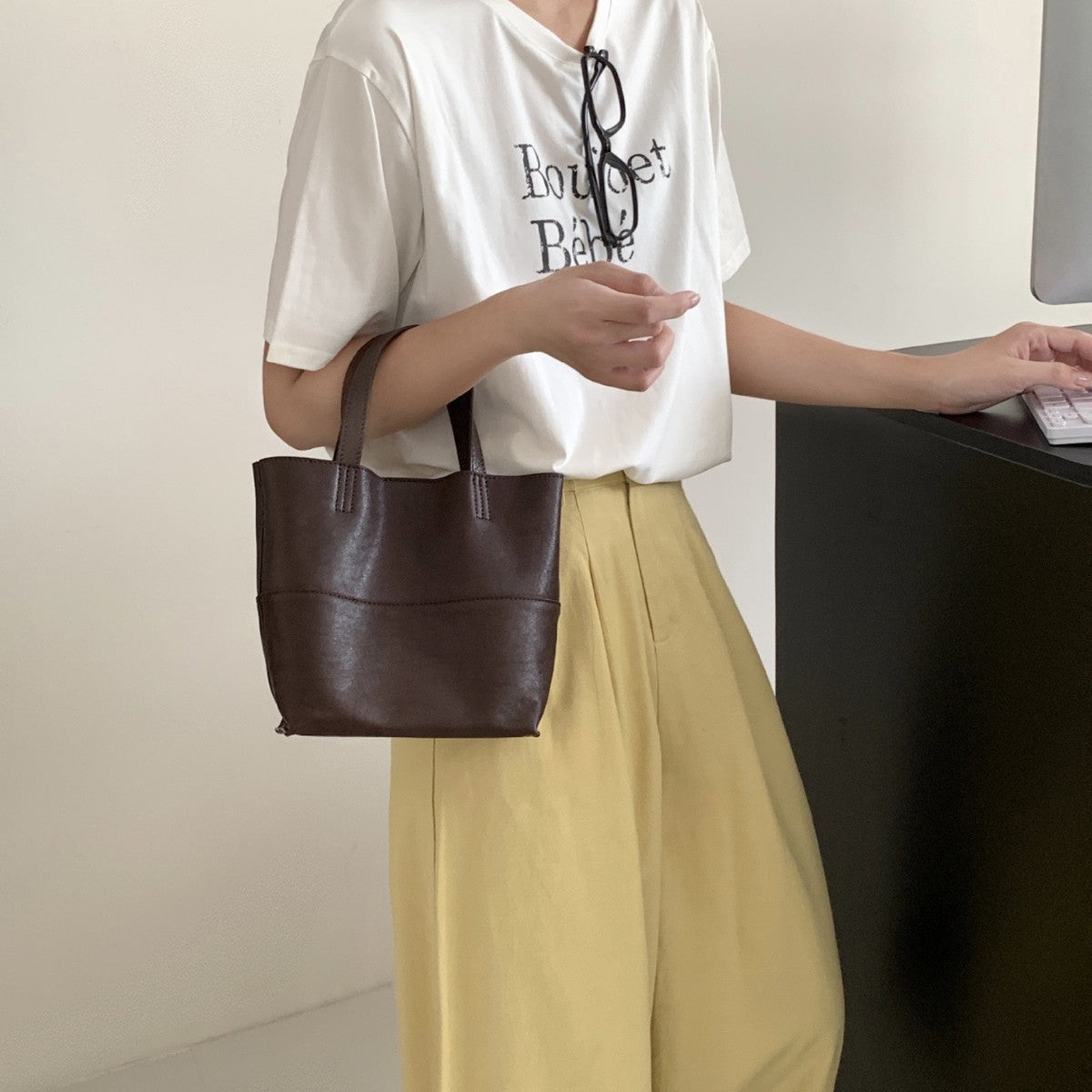 Women's For Summer First Layer Vegetable Tanned Bags