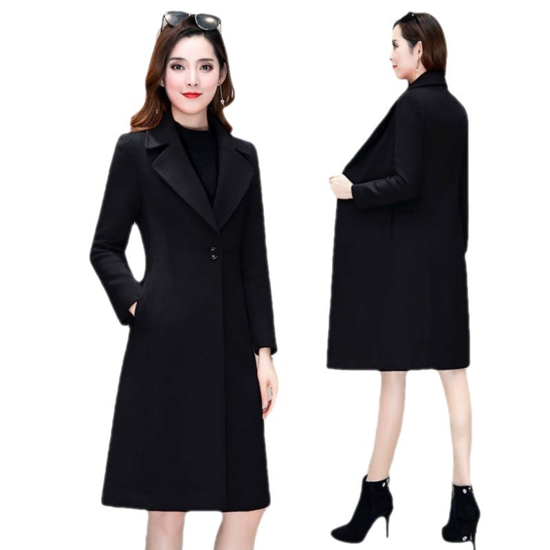 Women's Korean Style Large Slim Fit Slimming Small Coats