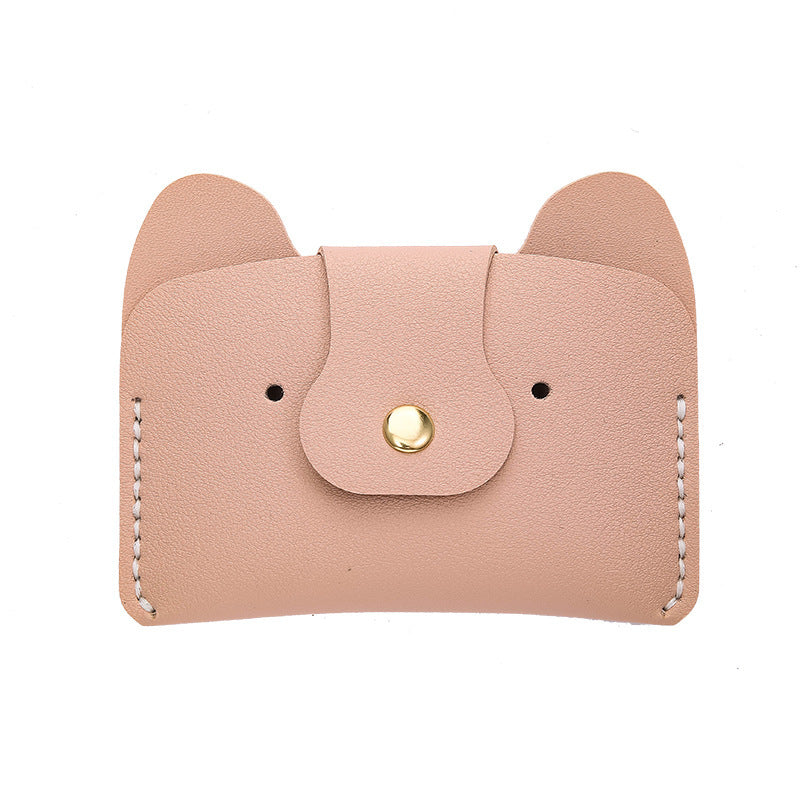 Creative Handmade Simple Compact Animal Cute Card Holder