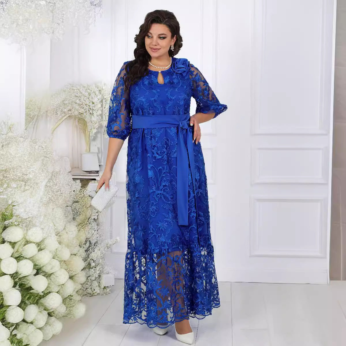 Women's New Dress Lace Embroidery Cocktail Dresses