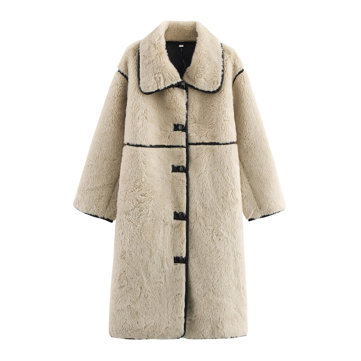 Women's Slouchy Fashion Fur Integrated Woolen Jackets