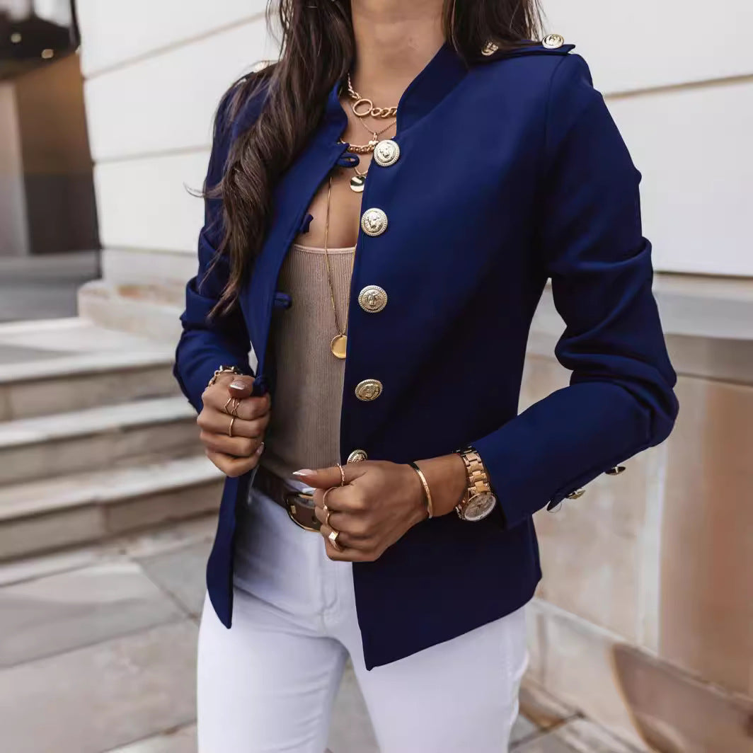 Elegant Casual Comfortable Long Sleeve Breasted Small Suit