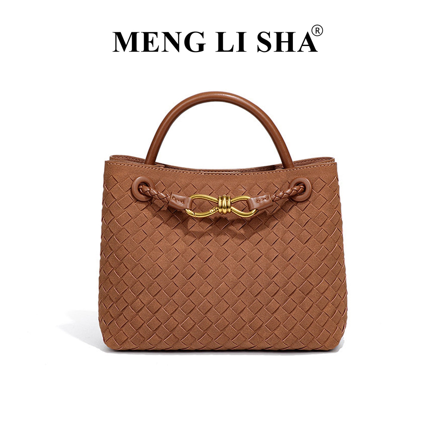 Cool Stylish Frosted High-grade Hand-woven Fashion Bags