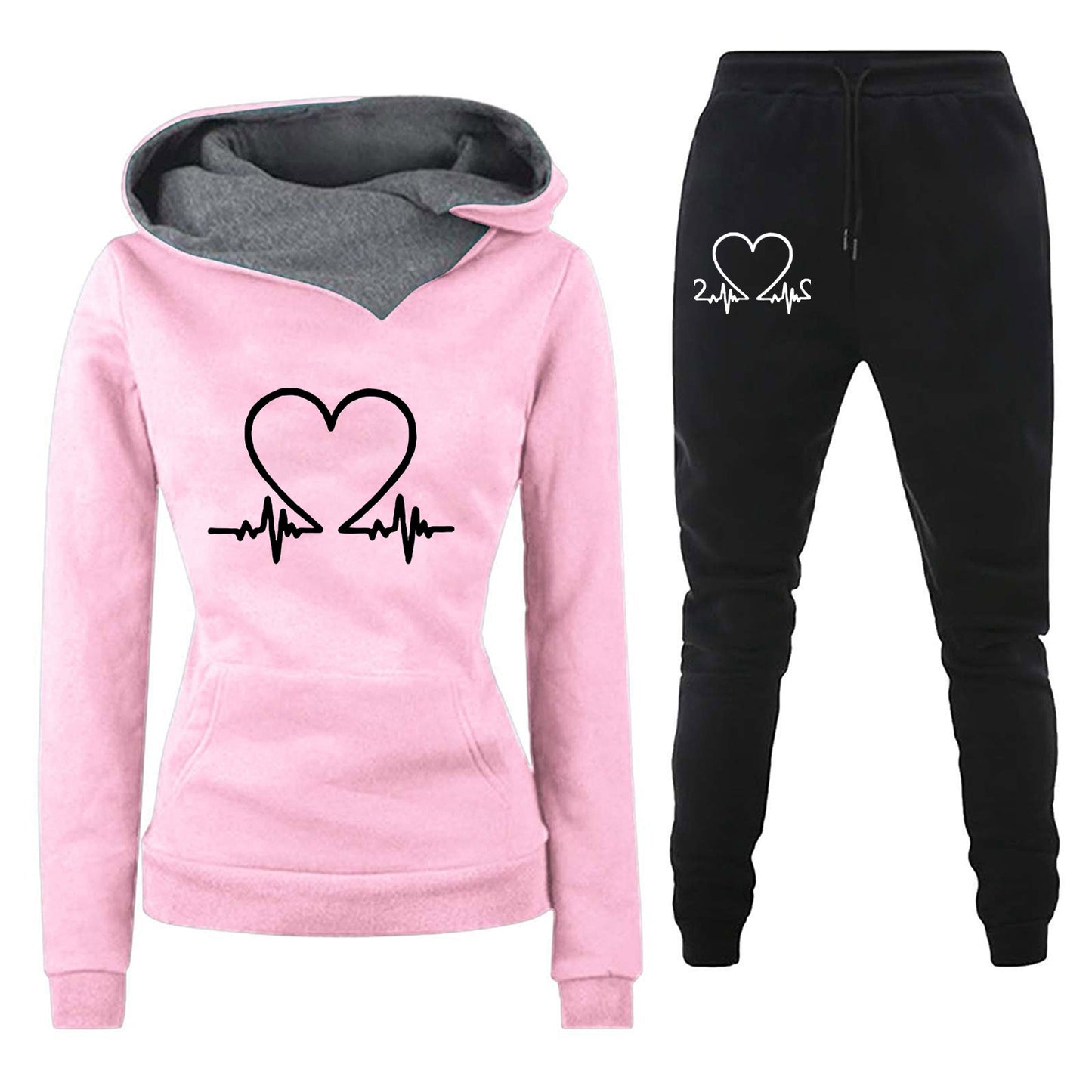 Spring Leisure Sports Heartbeat Frequency Female Women's Sweater, Sweater