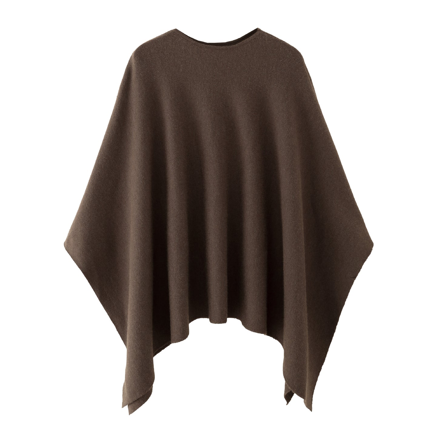 Women's Autumn Knitted Round Neck Loose Cape Sweaters