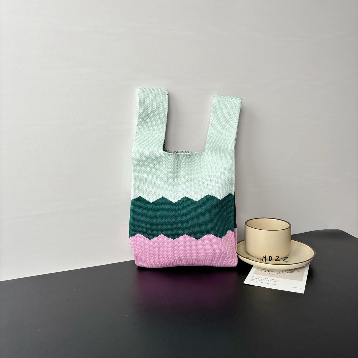 Cartoon Wrist Large Capacity Minority Hand Handbags