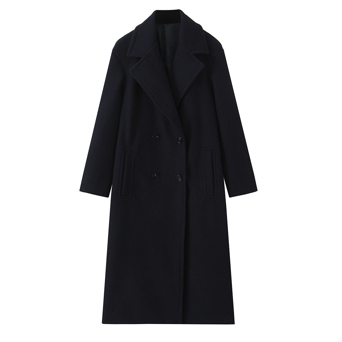 Autumn Loose Soft Double Breasted Overcoat Coats