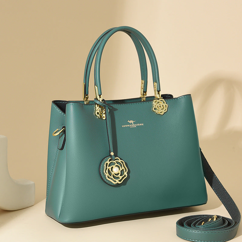 Women's Large Capacity Commuter Style Soft Fabric Handbags