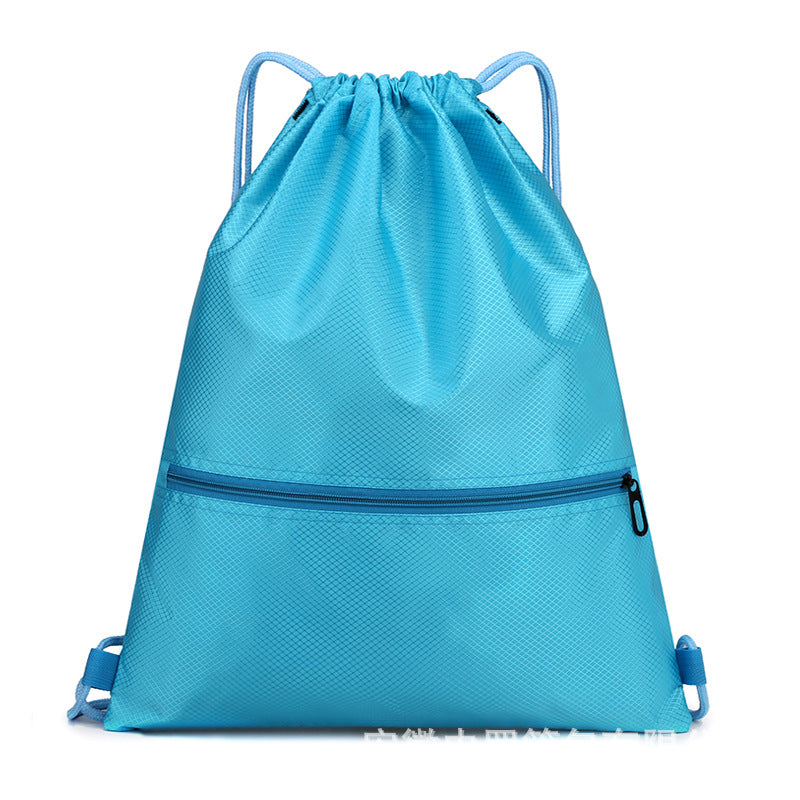 Basketball Waterproof Oxford Fabric Drawstring Diamond Sports Backpacks