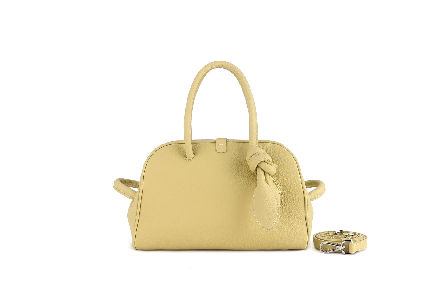 Litchi Pattern Cowhide Bowling Underarm Carrying Armpit Bags