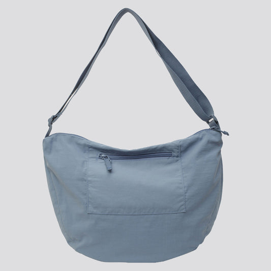 Women's Waterproof Nylon Cloth Solid Color Big Crossbody Bags