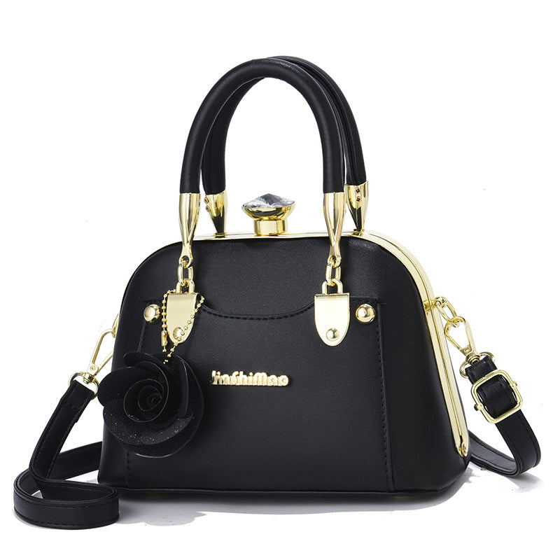Women's Trendy Steel Frame Shell Mini Shoulder Bags