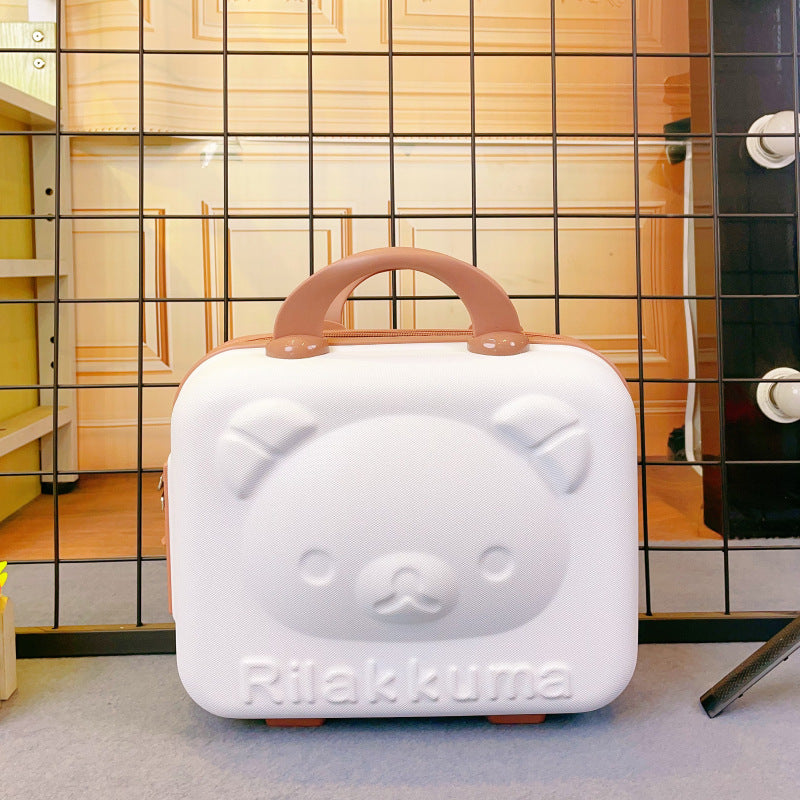 Makeup Box Cartoon Cute Password Convenient Travel Bags