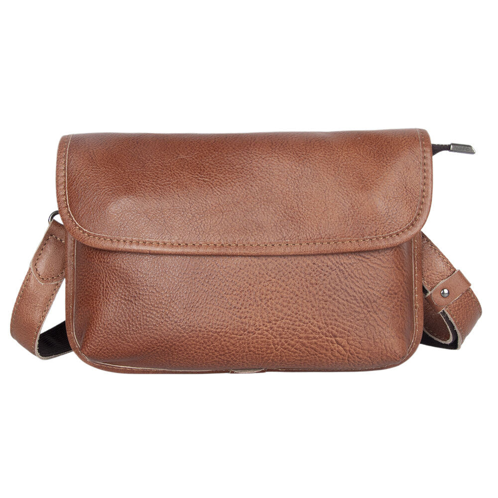 Men's Layer Cowhide Fashion Genuine Leather Trendy Men's Messenger Bags