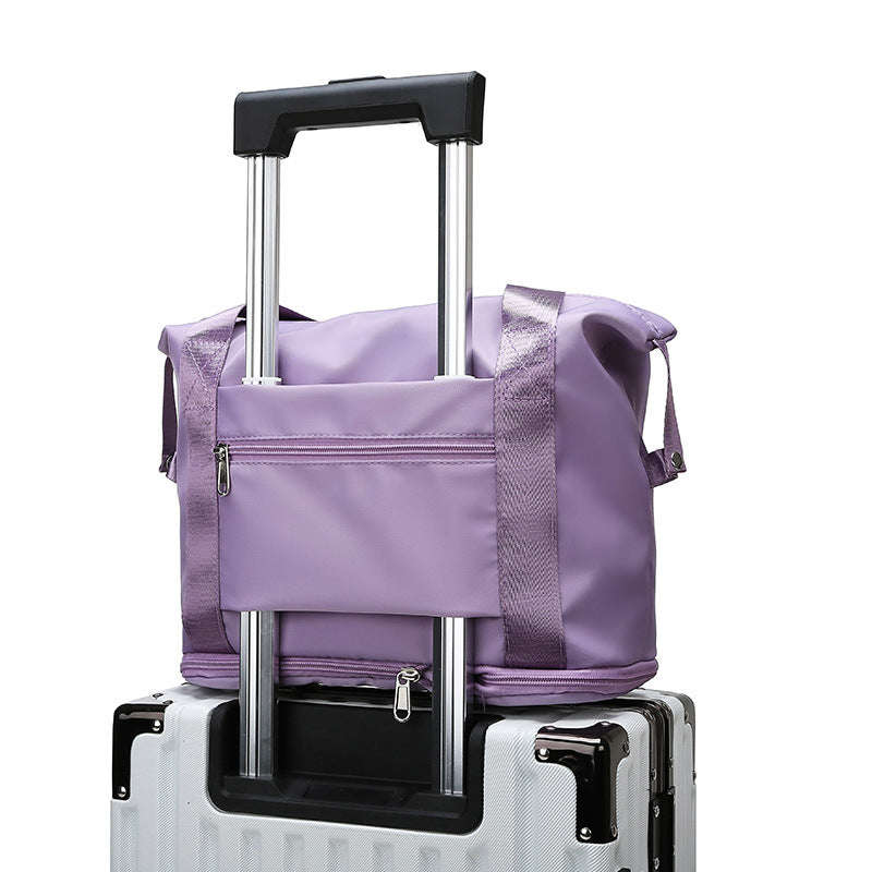Women's Size Adjustable Dry Wet Separation Oxford Travel Bags