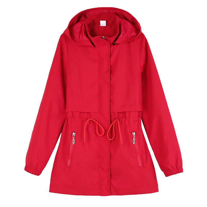 Women's Trench Mid-length Thin Fashionable Stylish Mom Coats