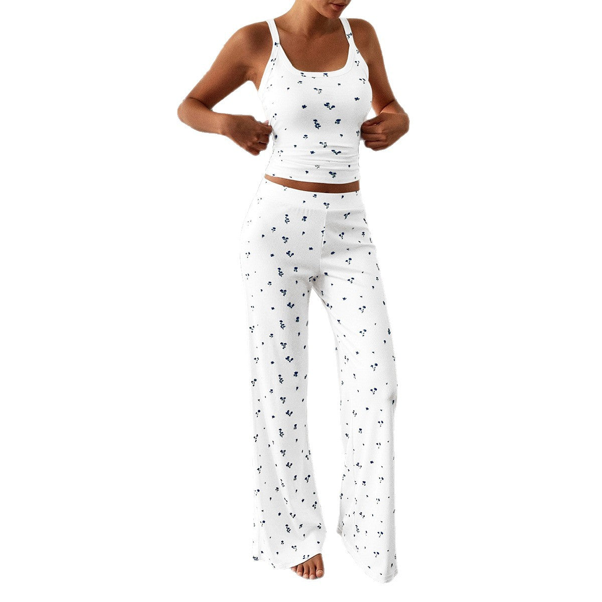 Beautiful Women's Yoga Sports Sling Two-piece Pants
