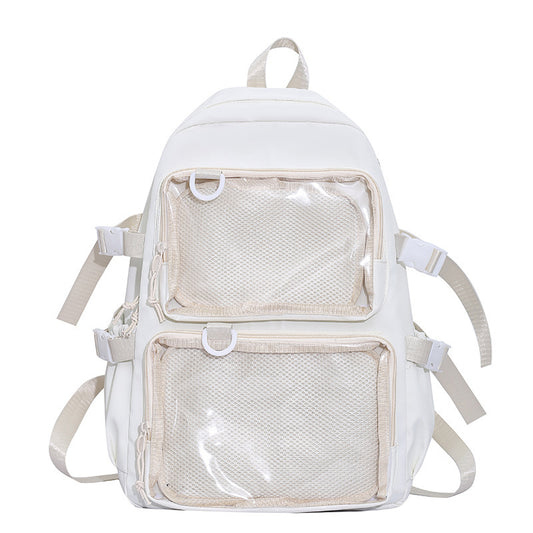 Transparent College Daily Female Campus Minimalist Backpacks