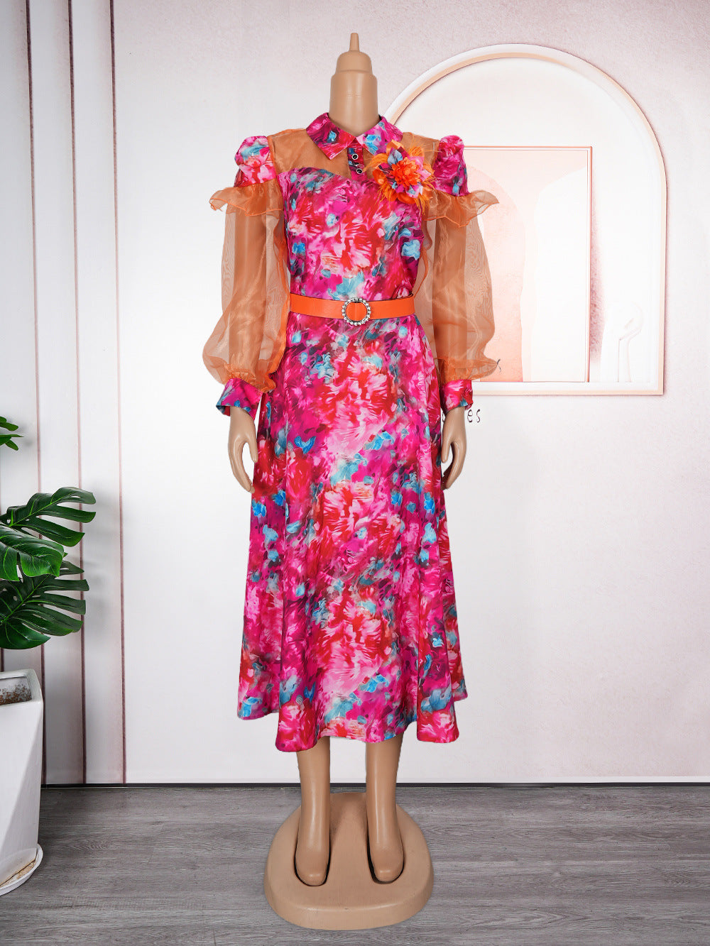 Women's Innovative Popular Colorful Printed Dress Dresses