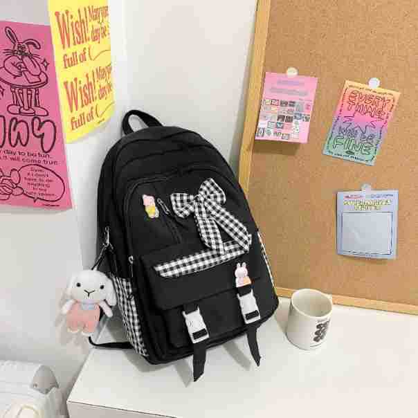 To Five Six Bow Cute Sweet Backpacks