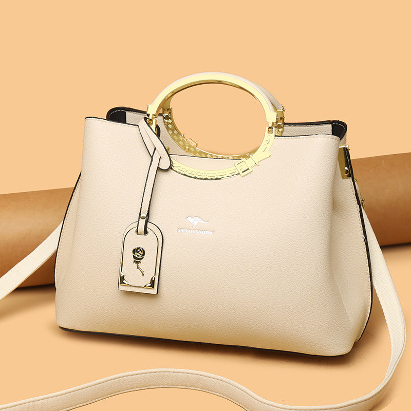 Women's Soft Leather High-grade Fashion Large Handbags