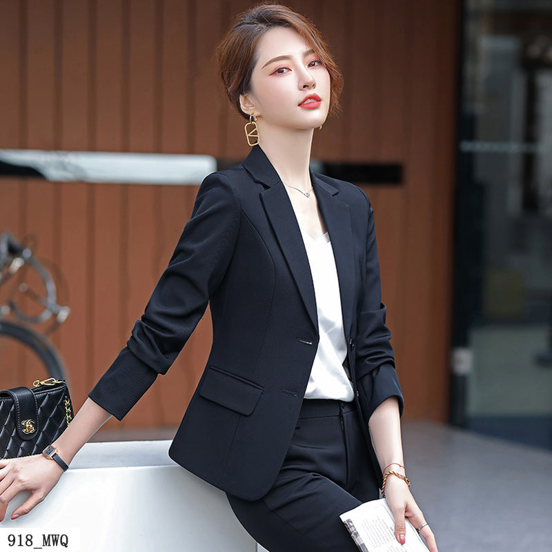 Women's Wear Big Fashion Elegant Formal Workplace Interview Small Suit