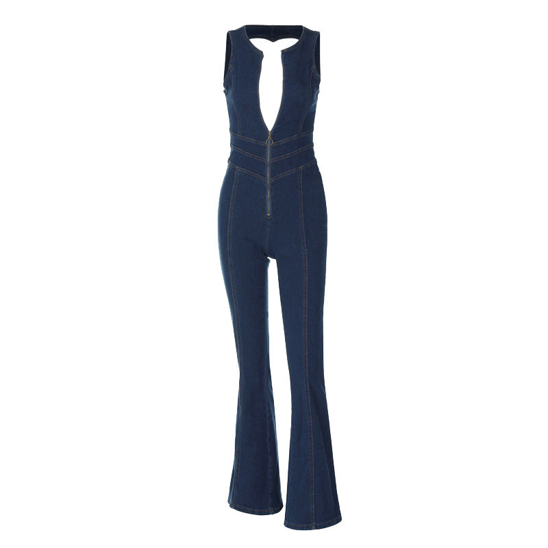 Women's Slimming Fashionable Street Graphy Retro Style High Waist Pants