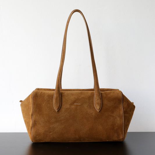 Women's Design Suede Matte Cowhide Commute Leisure Easy Tote Bags