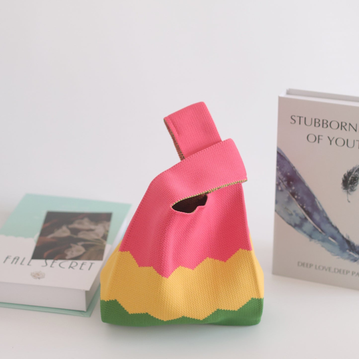 Women's Stylish Knitted Woven Vest Simple Handbags