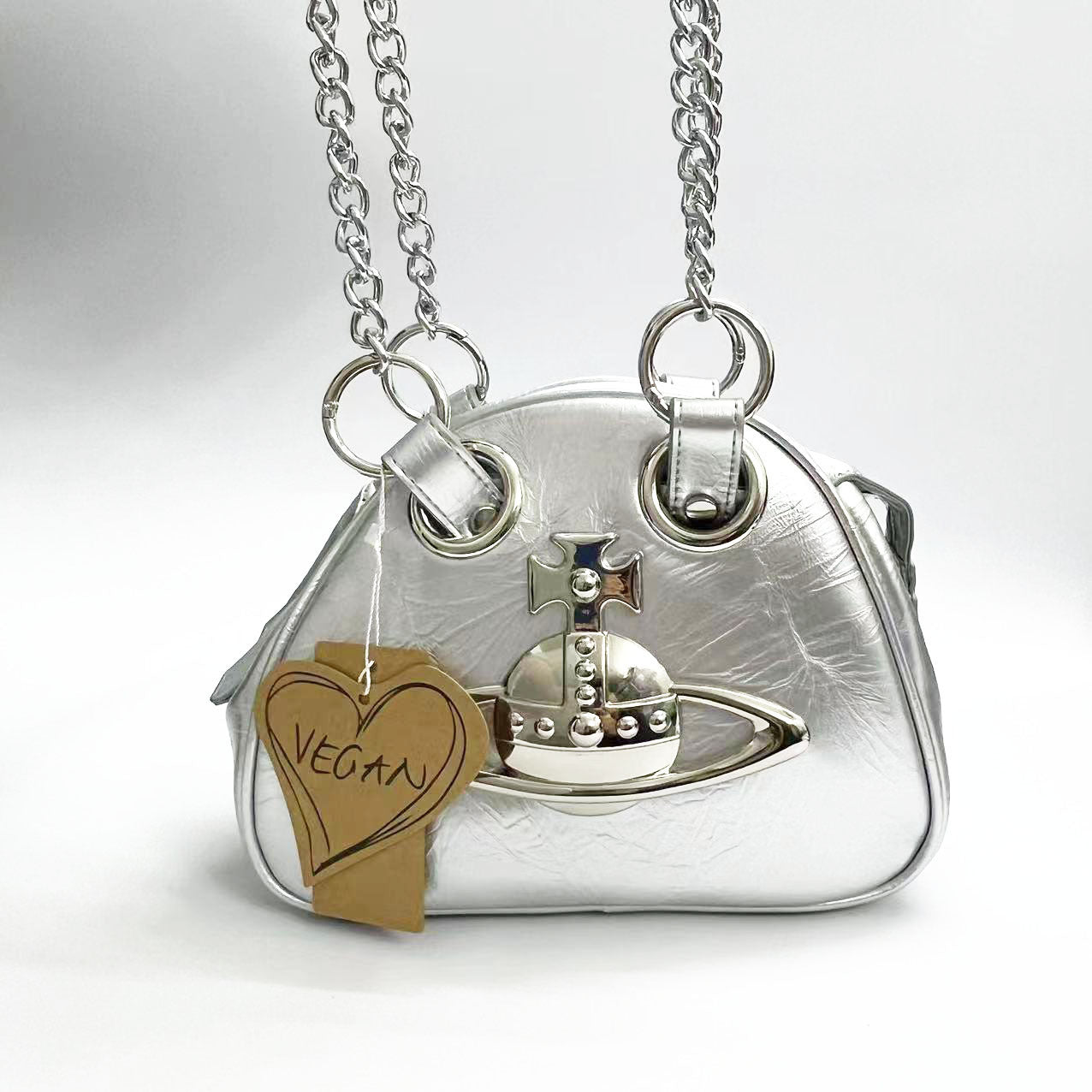 Niche Queen Mother Saturn Crocodile Pattern Armpit Bags