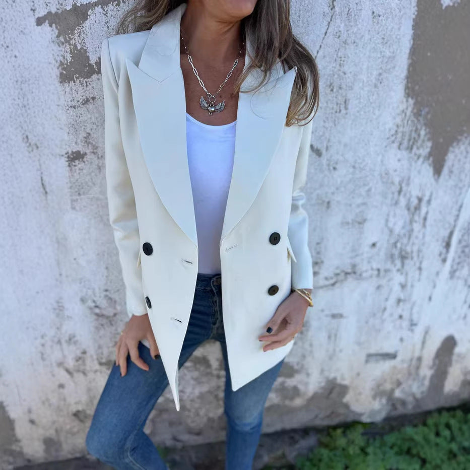 Women's Solid Color Fashion Long Sleeve Button Clothing