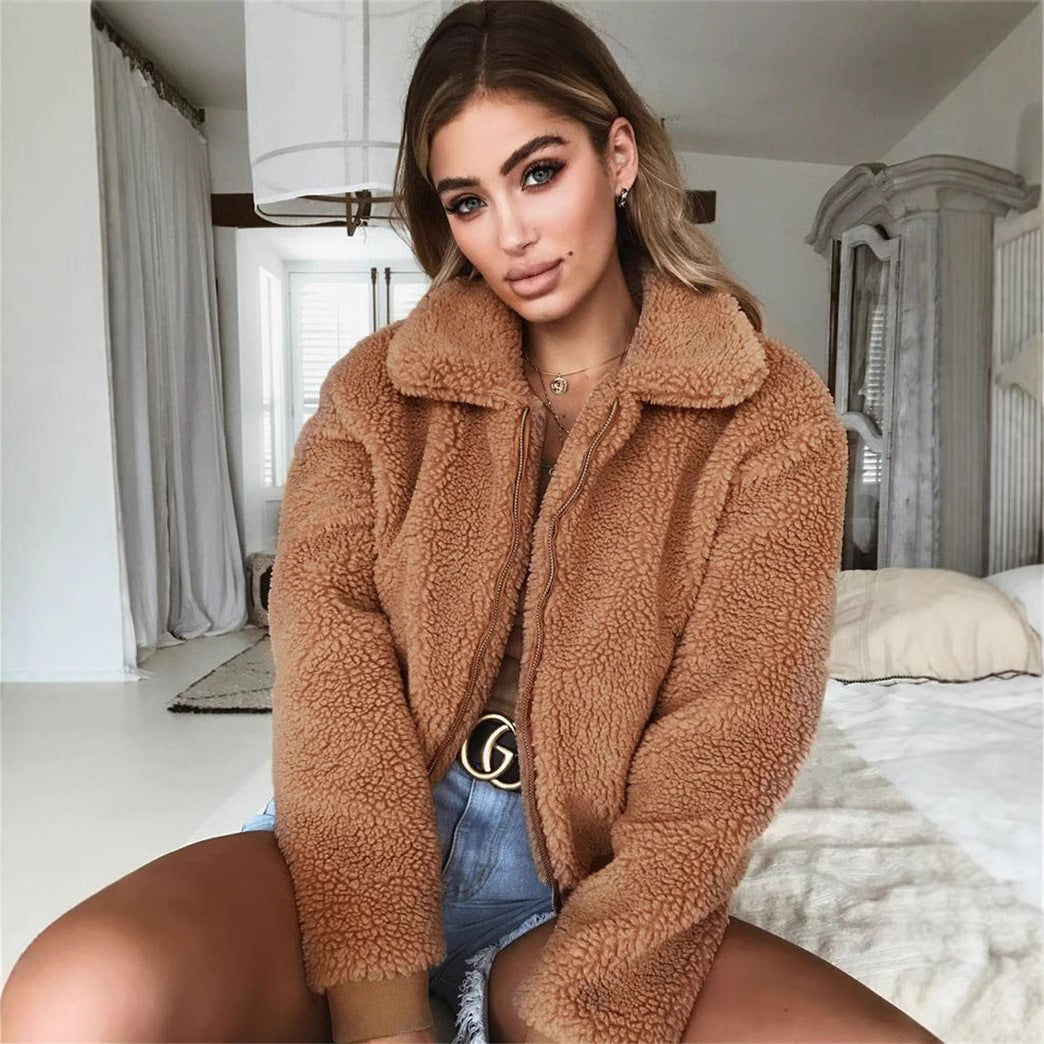 Durable Creative Trendy Women's Warm Plush Women's Sweater, Sweater