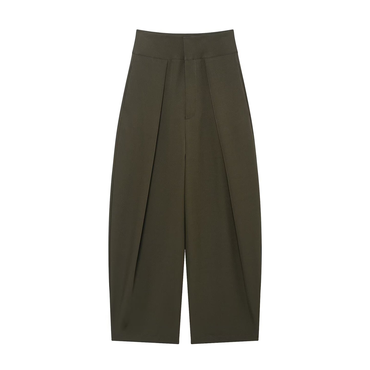 Autumn High Waist Pleated Balloon Style Pants