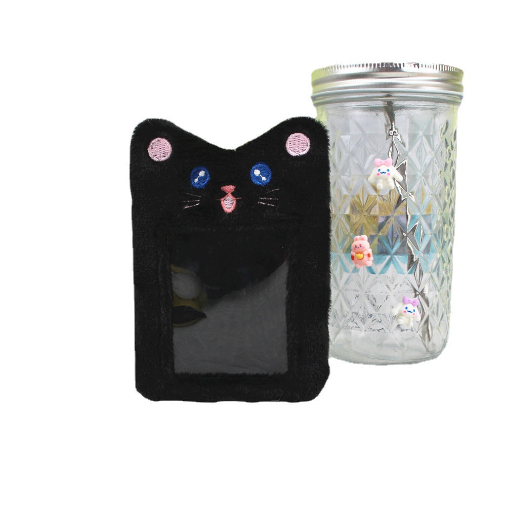 Plush Cute Goo Korean Pendant Polaroid Card Holder