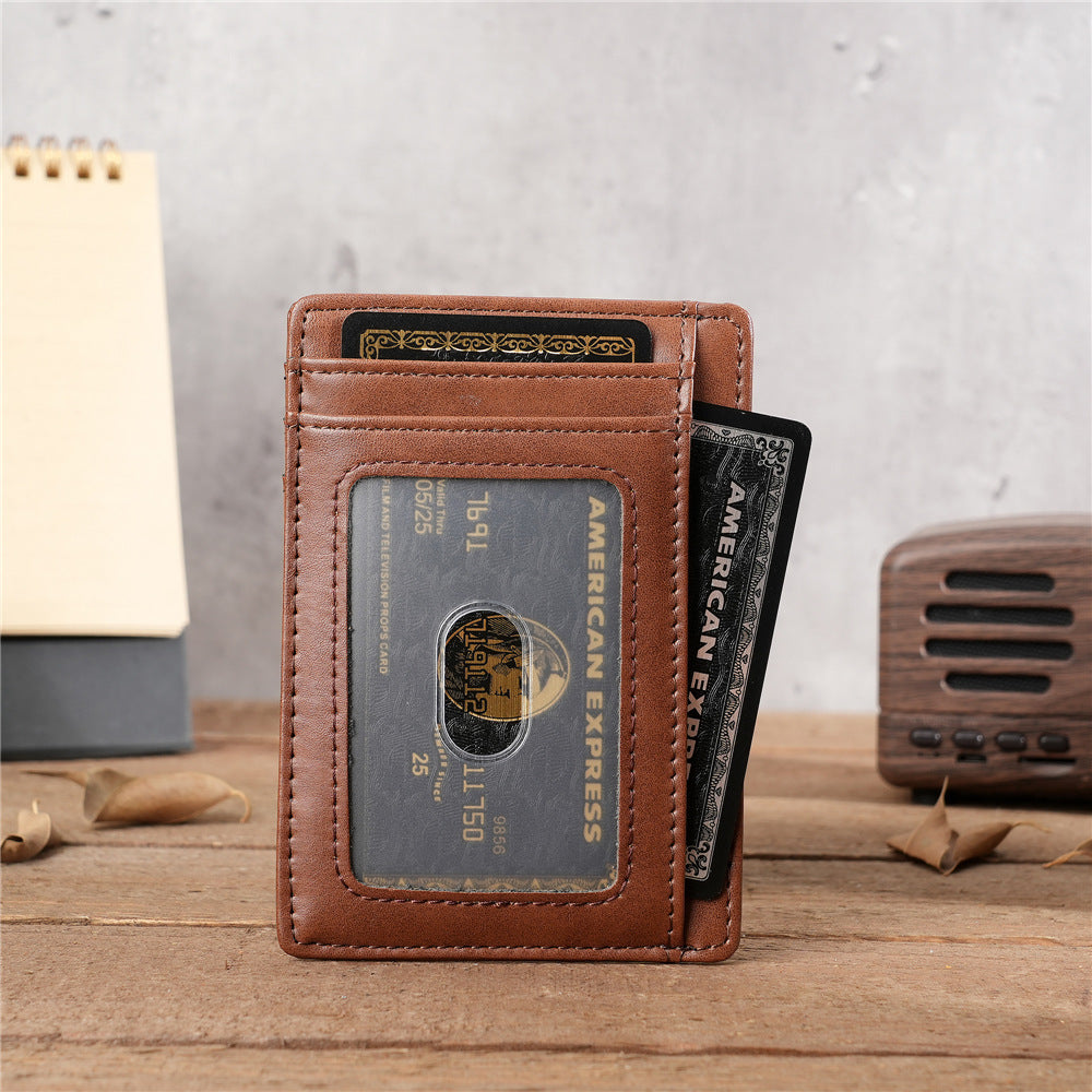 Men's Pocket Bank Credit Laser Engraving Card Holder