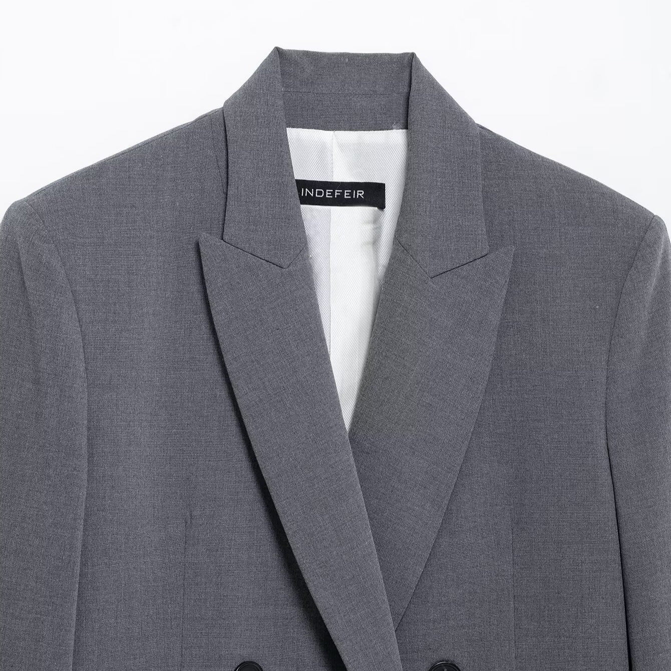 Women's Homemade Classic Padded Shoulder Double Breasted Blazers
