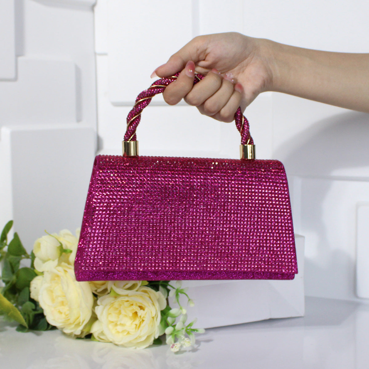 Women's Style Rhinestone Diamond Dress Garment Exquisite High-grade Evening Bags