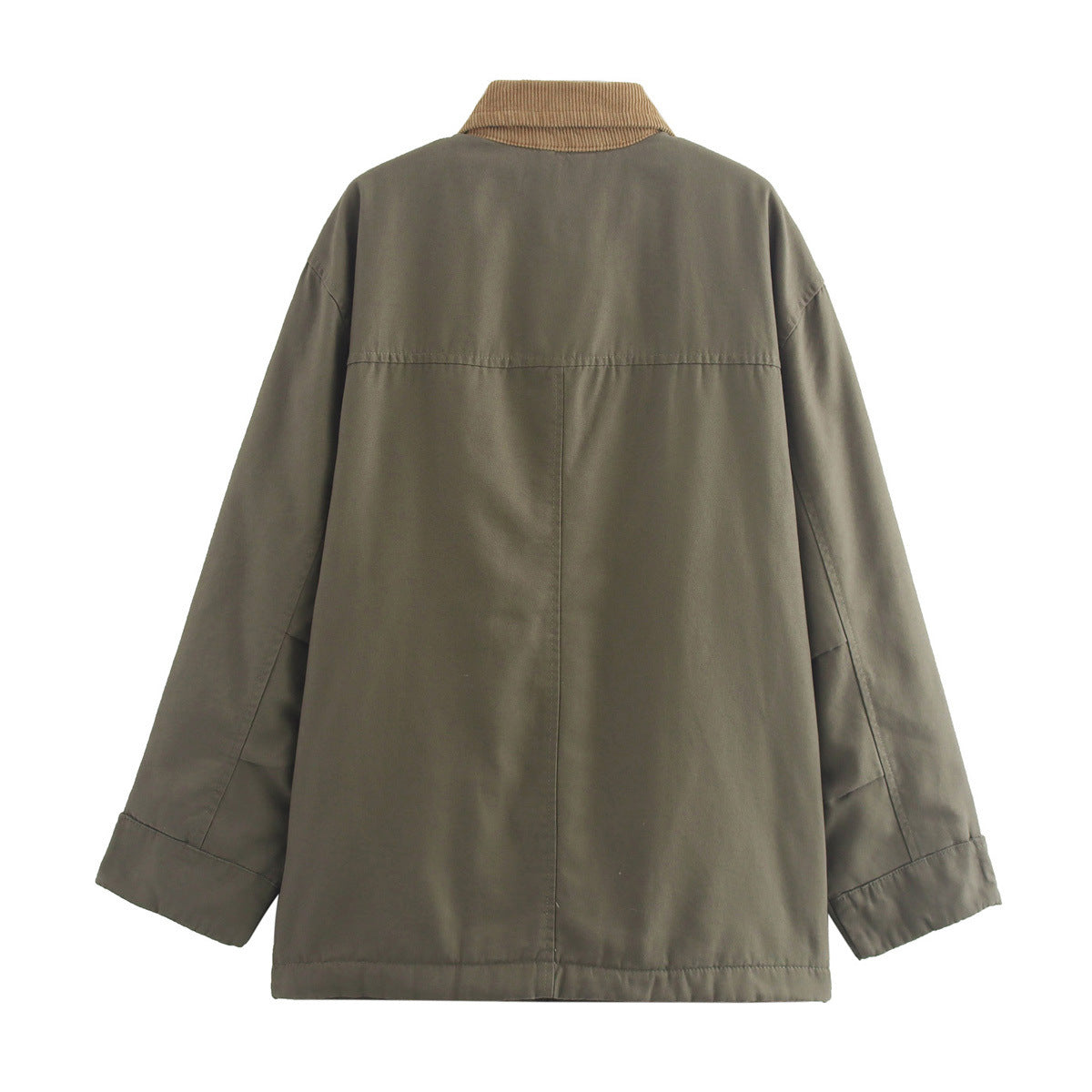 Women's Loose Large Profile Comfortable Windbreaker Canvas Coats