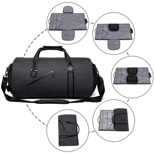 Men's Folding Large Capacity Dry Wet Separation Travel Bags