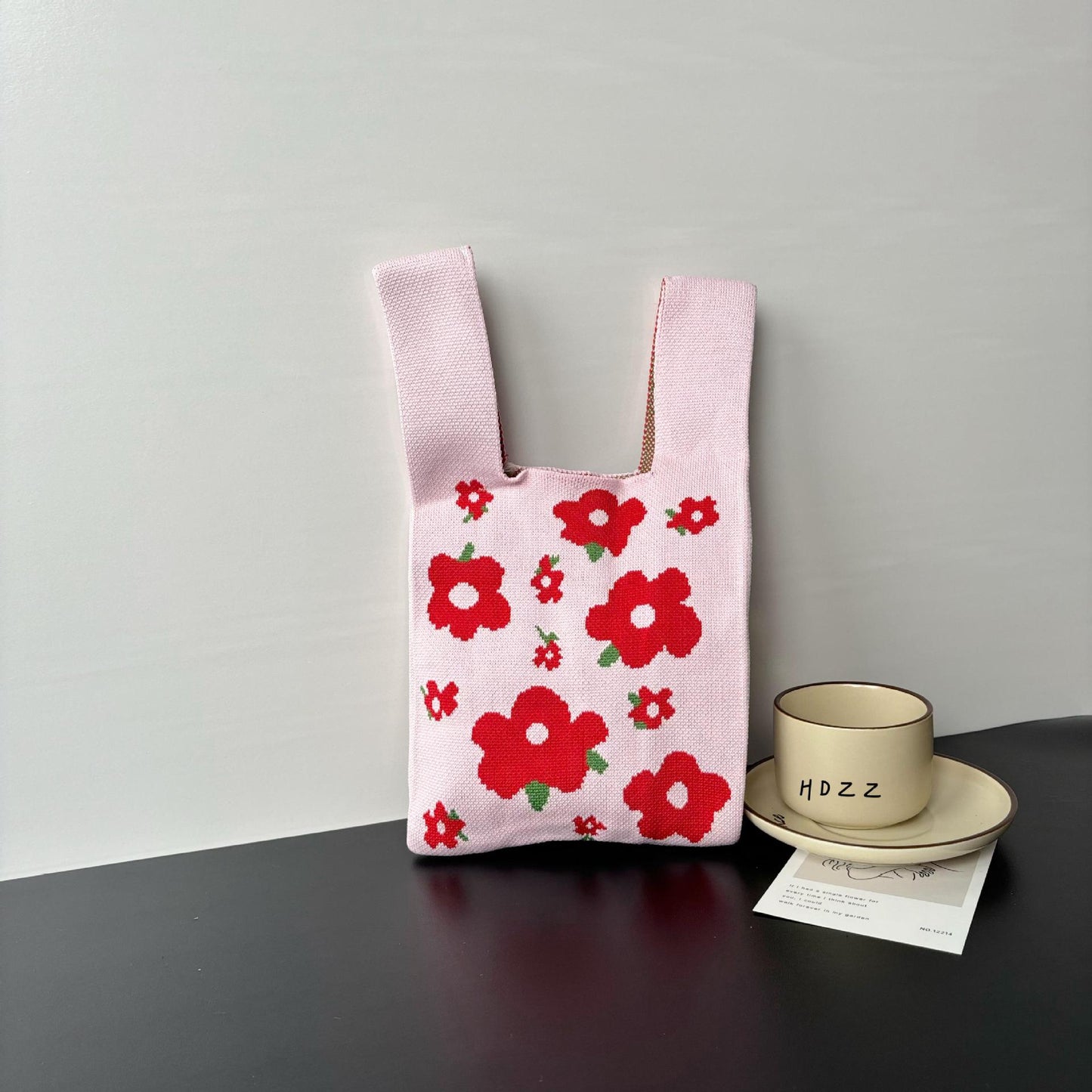 Cartoon Wrist Large Capacity Minority Hand Handbags