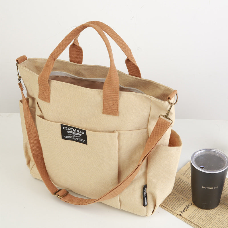Canvas Thickened Leisure Computer Simple Portable Crossbody Bags