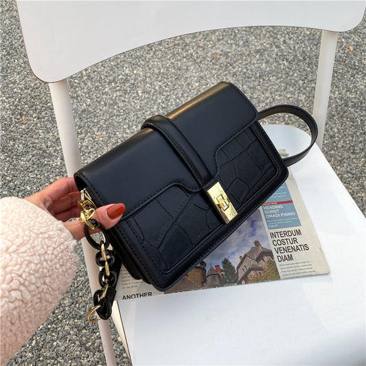 Women's Fashionable Korean Style Stone Pattern Crossbody Bags
