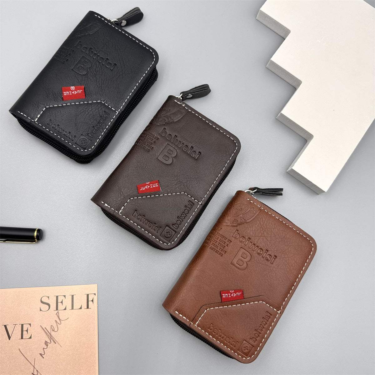 Men's License Good-looking Multiple Slots Large Capacity Card Holder