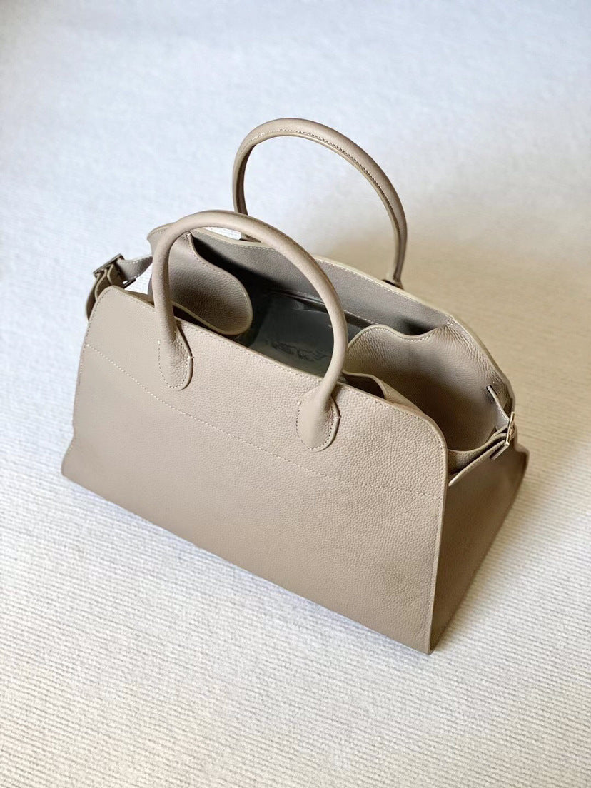 Creative Charming Cowhide Leather Minimalist Large Handbags