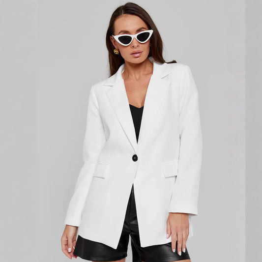 Women's Casual Long Sleeve Loose Slimming Thin Light Comfortable Outer Wear Small Suit