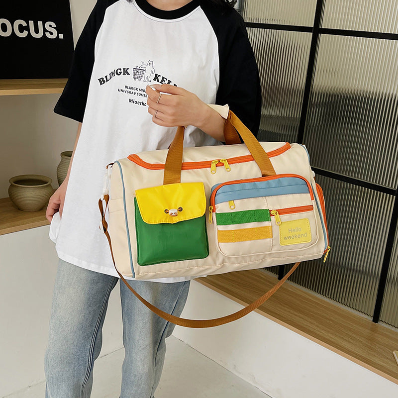 Capacity Short Trip Dry Wet Separation Travel Bags