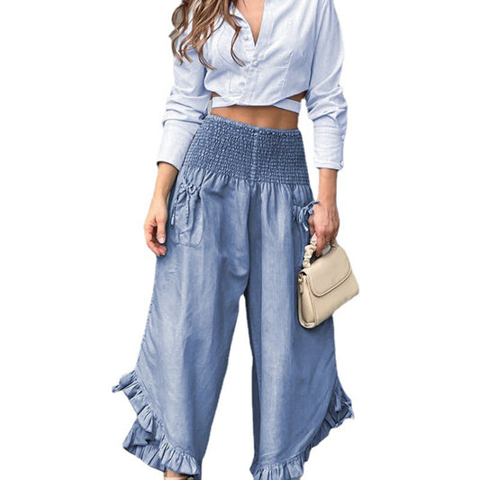 Women's Solid Color Long Sleeve Shirt High Suits