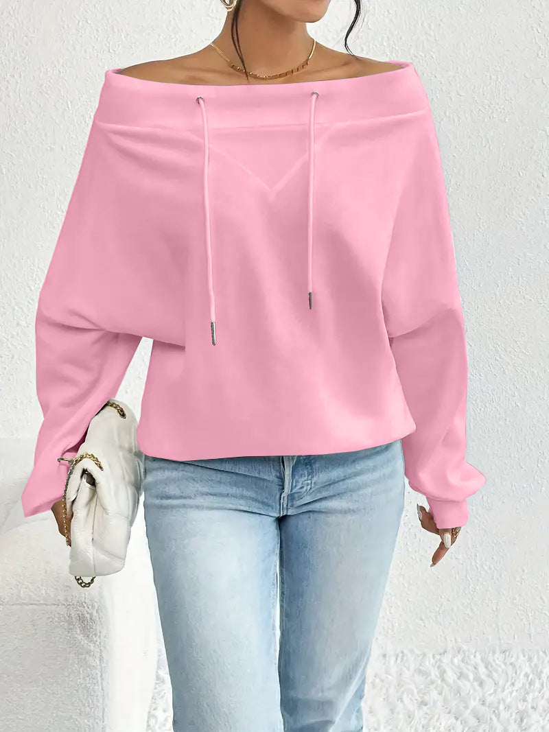 Fashion Unique Women's Loose Casual Drawstring Tops