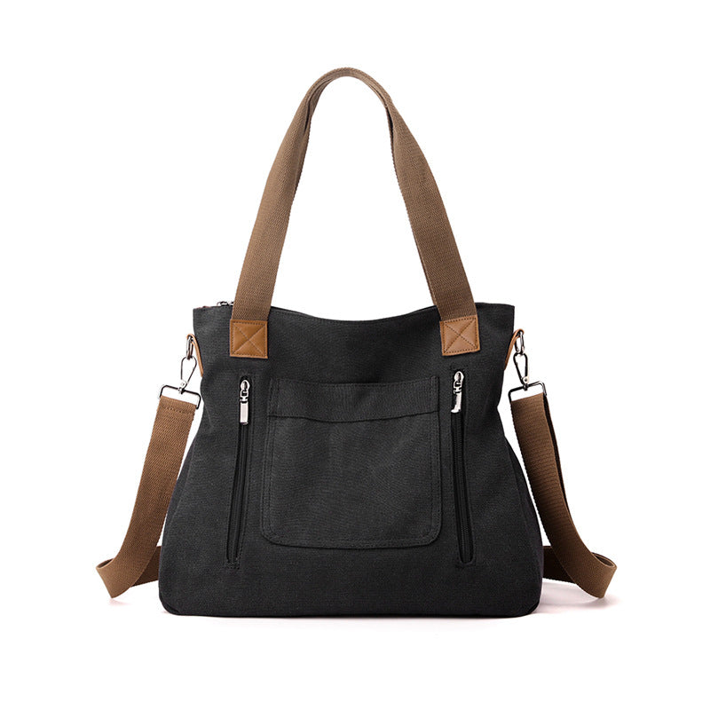 Women's Canvas Korean Fashion Large Capacity Handbags